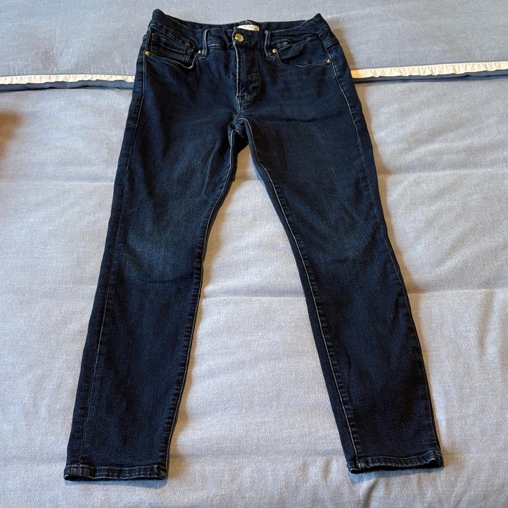 Good American Dark Blue Skinny Jeans
